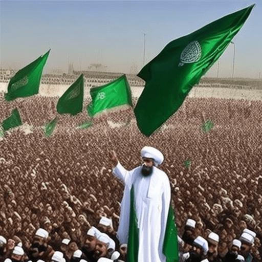 AI generated: The first imam of Shiites is powerful and with the greatness and honor of Islam, brave and very brav...