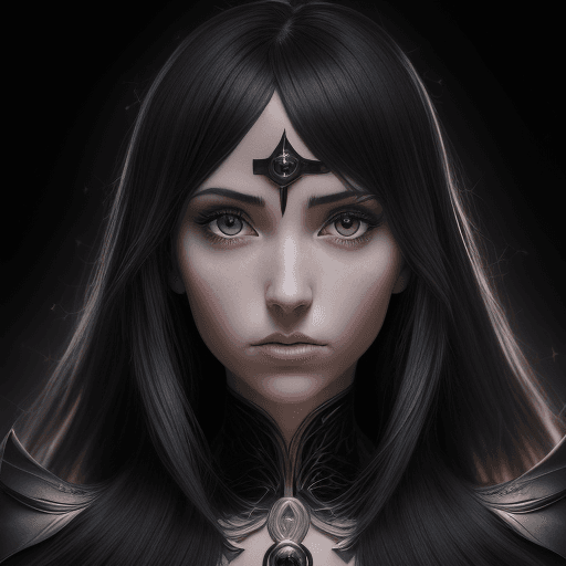 AI generated: soul of demiurge portrait::5 Premium Portrait Photography::4 well-lit, sharp-focus, high-quality, ar...