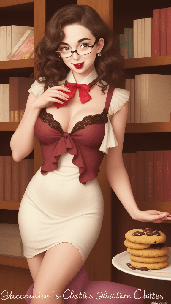 AI generated: "Seductive Librarian Cookies: These cookies are not your average library snack. With a hint of misch...