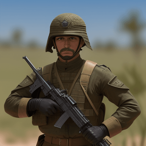AI generated: SOLDADO DE GUERRA EN 4D