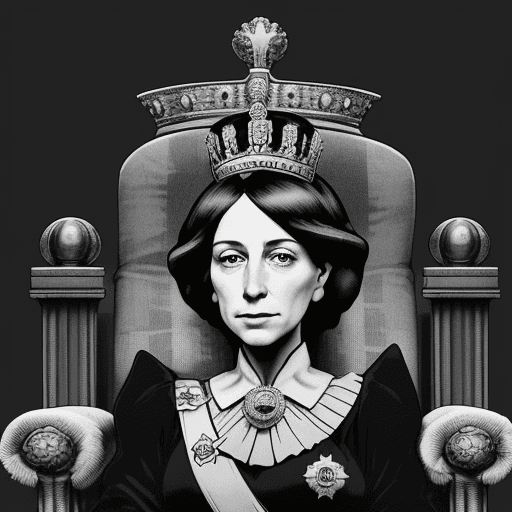 AI generated: To put it bluntly, democracy is the monarchy of the past.

Just changed the pattern and took it out ...