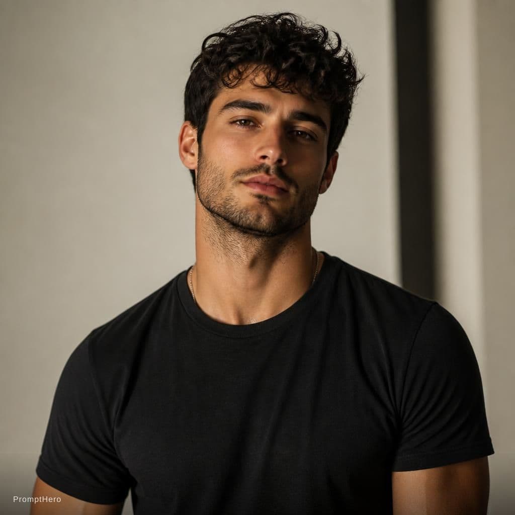 AI generated: Man model