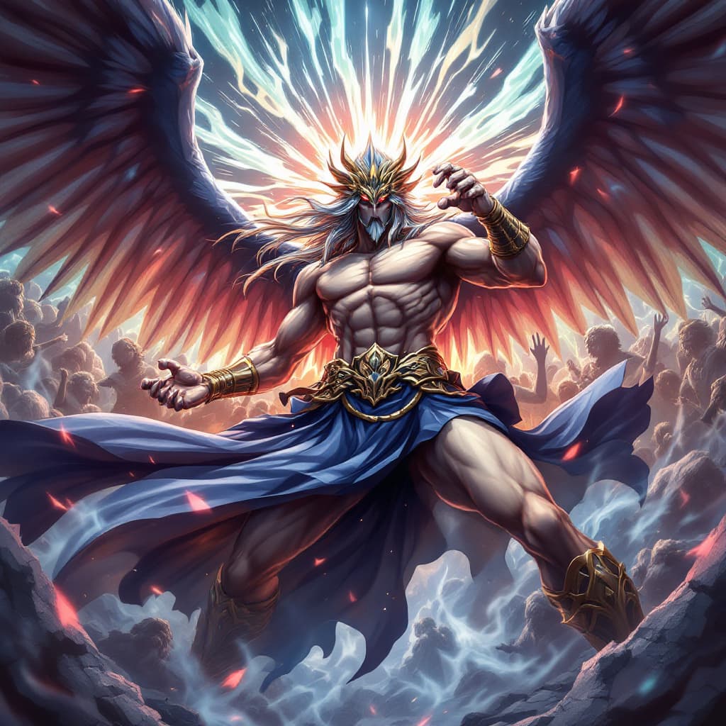 AI generated: ((anime wallpaper Yu-Gi-Oh), whimsical, (absurd resolution)), Masterpiece, highest quality, (extreme...