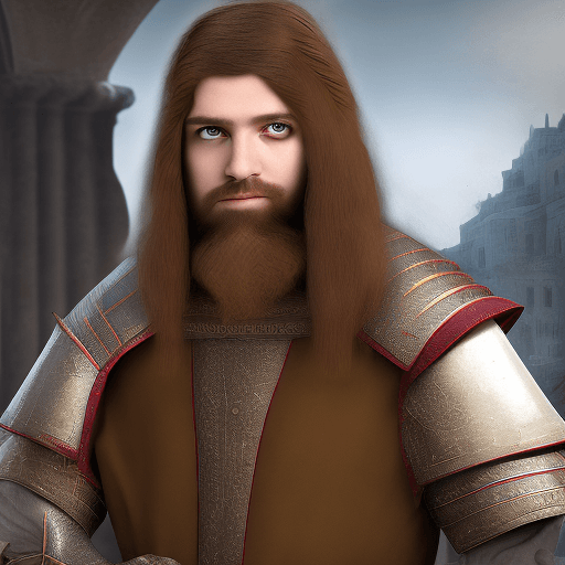 AI generated: Ultra high resolution photography of a medieval Male named Garren of Trigen