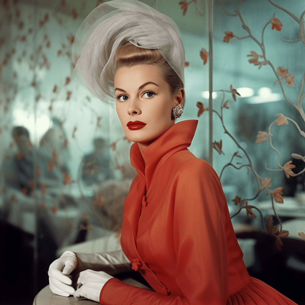 AI generated: vogue, high fashion, 1952