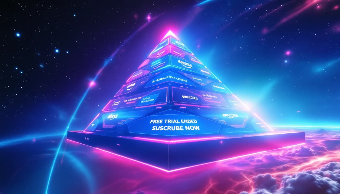 AI generated: 🌌 ESCENA PRINCIPAL: "ALEXA PIRAMIDAL EN EL VACÍO CÓSMICO"
*"Wide shot épico de una pirámide futuris...