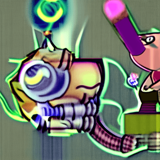 AI generated: Slowpoke pokemon smoking a pipe, sipping purple syrup