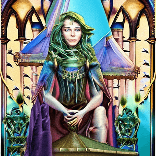 AI generated: A stunningly detailed (((portrait poster))) in the (((fairy tale fantasy style))) featuring a beauti...