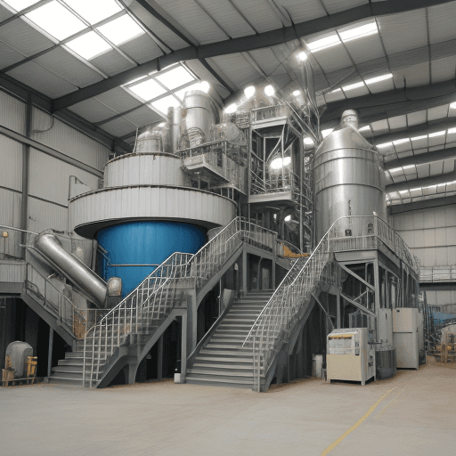 AI generated: mineral processing plant