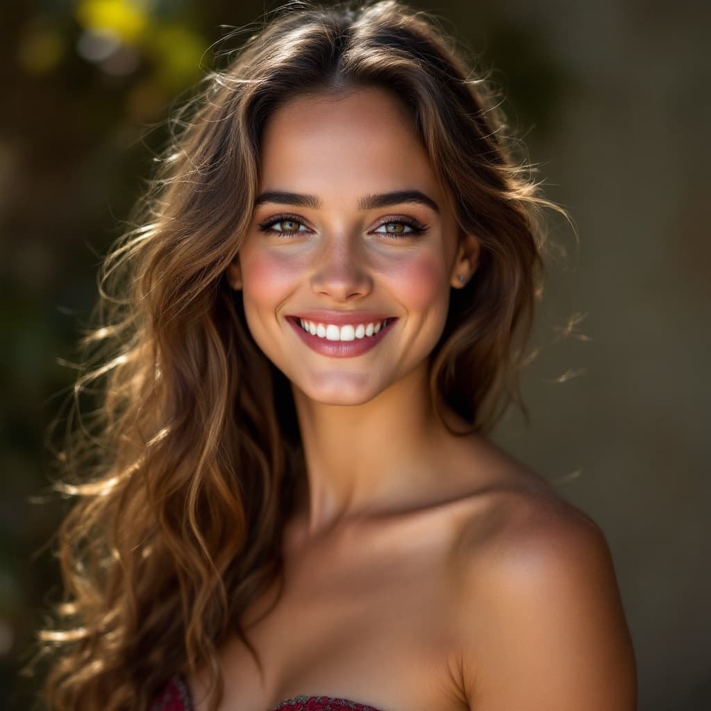 AI generated: latin girl, Alicia Vikander, 23 year old woman, cute, (smile), long hair,