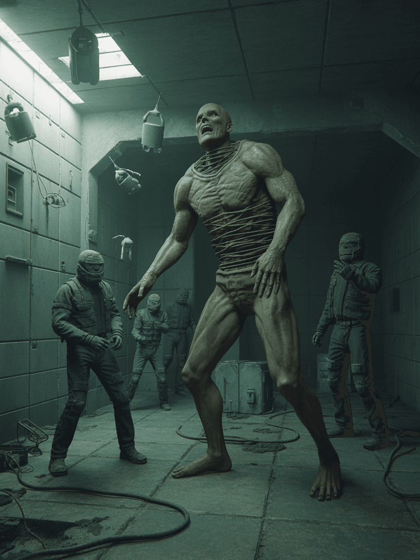 AI generated: Amid the chaos in the ruined Chernobyl Nuclear Station, Hours after a mysterious second explosion in...