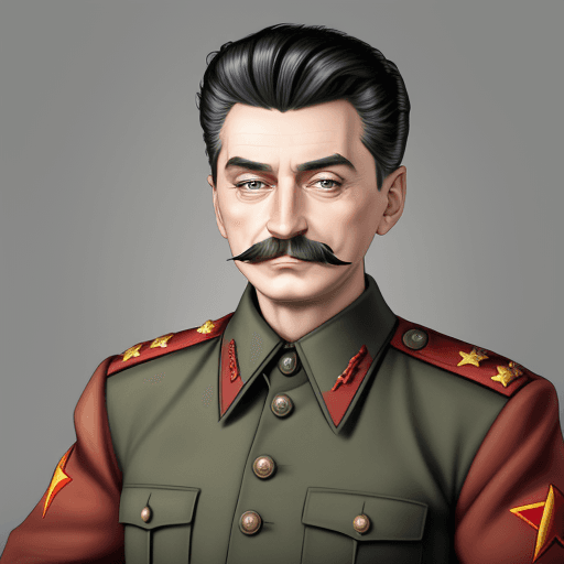 AI generated: make me Jozef stalin
