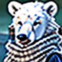 AI generated: ((extremely detailed)), anthro furry (polar bear), ((((solo, female, )))), ((((realistic fur)))), ((...