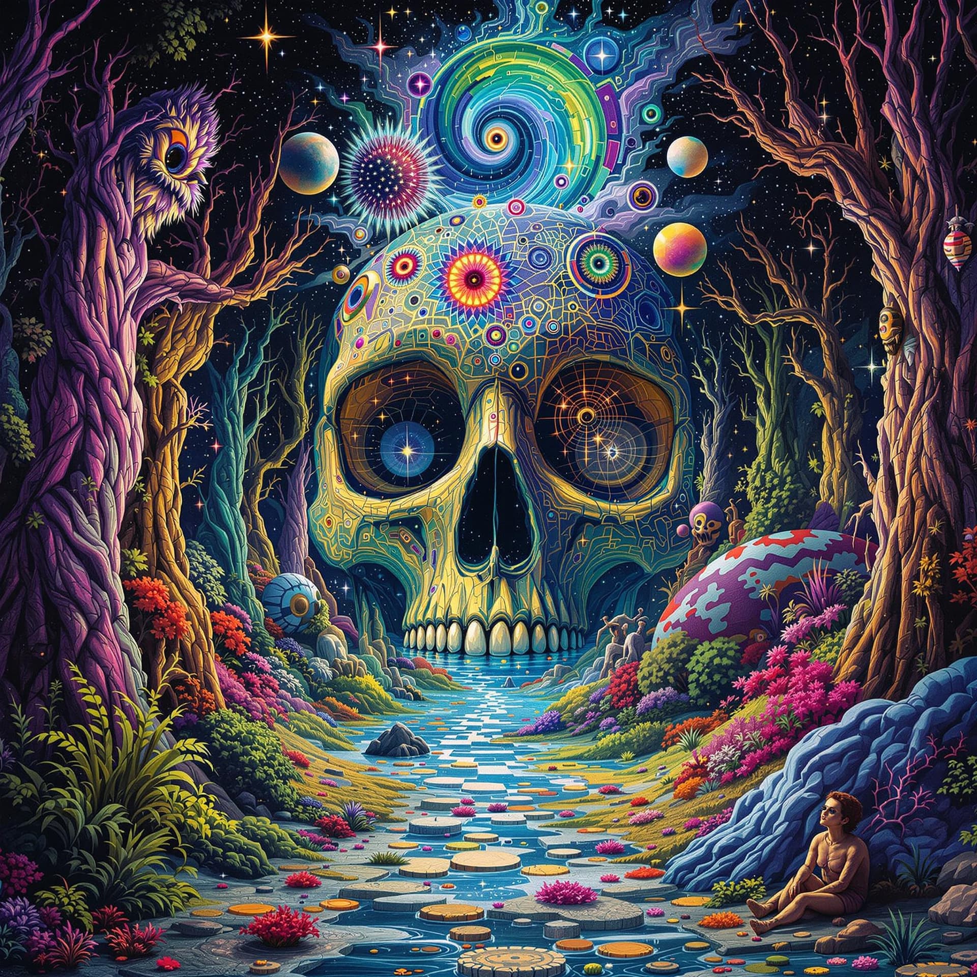 AI generated: An LSD trip that seems soooooo real!