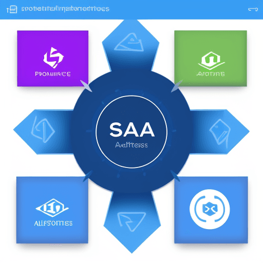 AI generated: generate a logo containing a workflow image for a saas product that automates processes