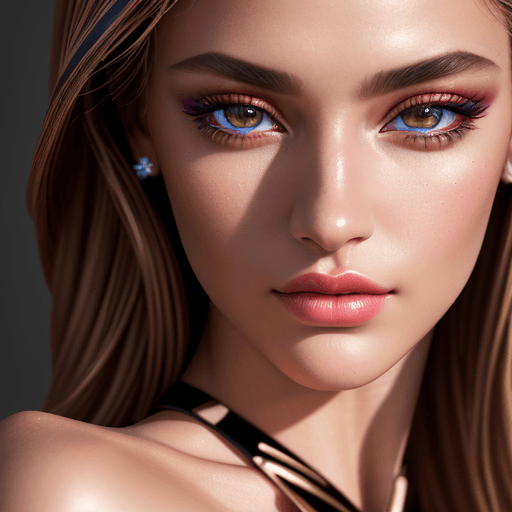 AI generated: close-up of a stunning fashion model, ultra-realistic, portrait, shot on a Sony A7III, high quality ...