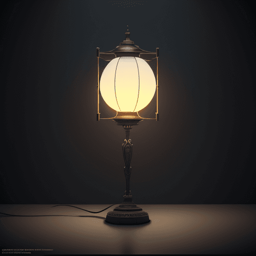 AI generated: morden lamp， octane render, trending on artstation,t symmetrical artwork. cinematic, hyper realism, ...