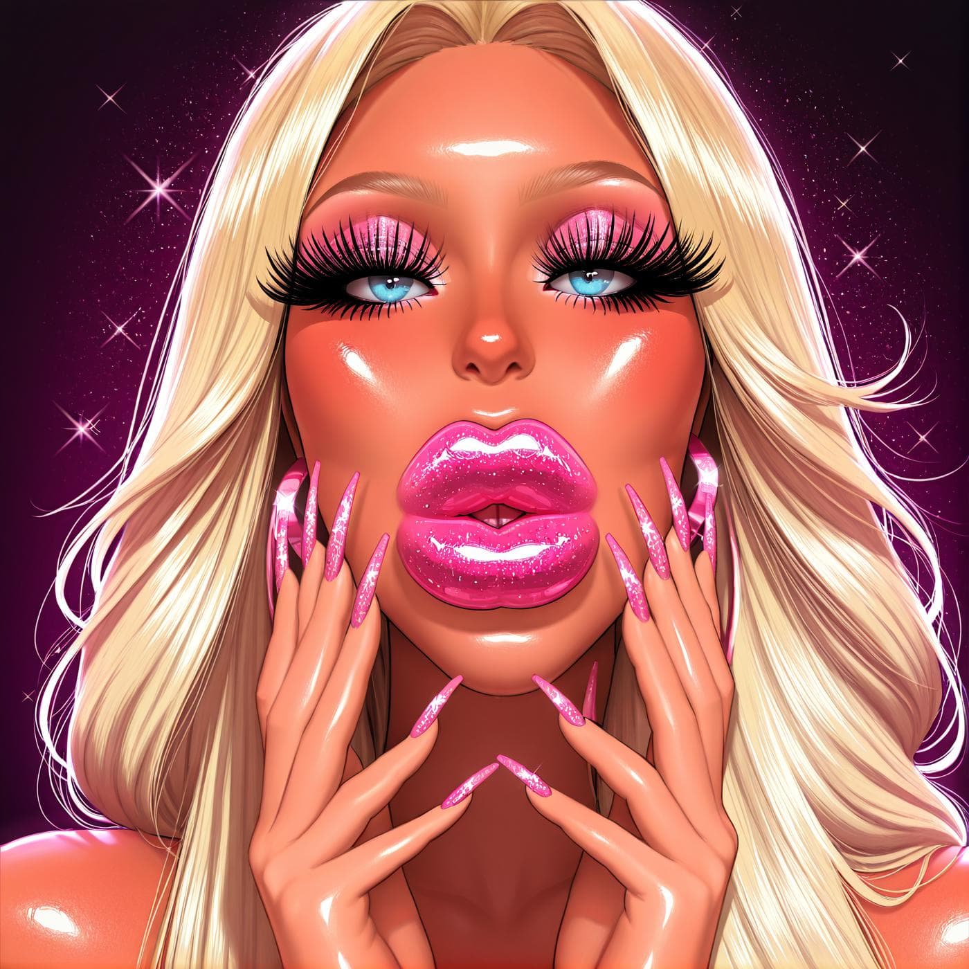 Makeup/lipstick/nails (Bimbo/Chavs) - Image 5