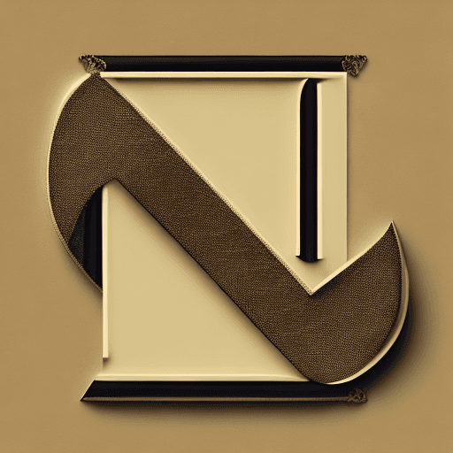 AI generated: /imagine prompt: Sophisticated and timeless horizontally rotated letter K logo - Accounts shop E-com...
