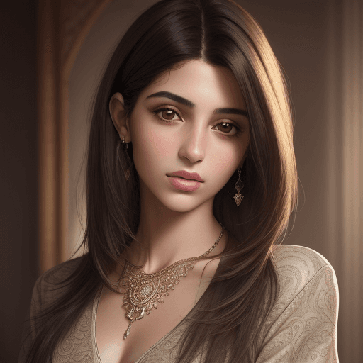 AI generated: A close-up portrait of a young beautiful (Scottish | French | Spanish | Iraqi ) girl, soft natural s...