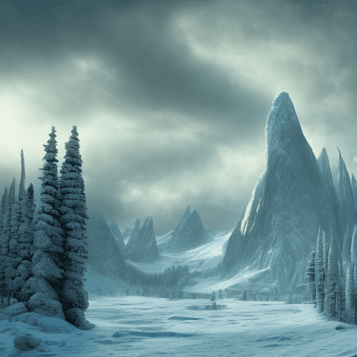 AI generated: A real photographic landscape painting with incomparable reality, Super wide, Ominous sky, the bones...