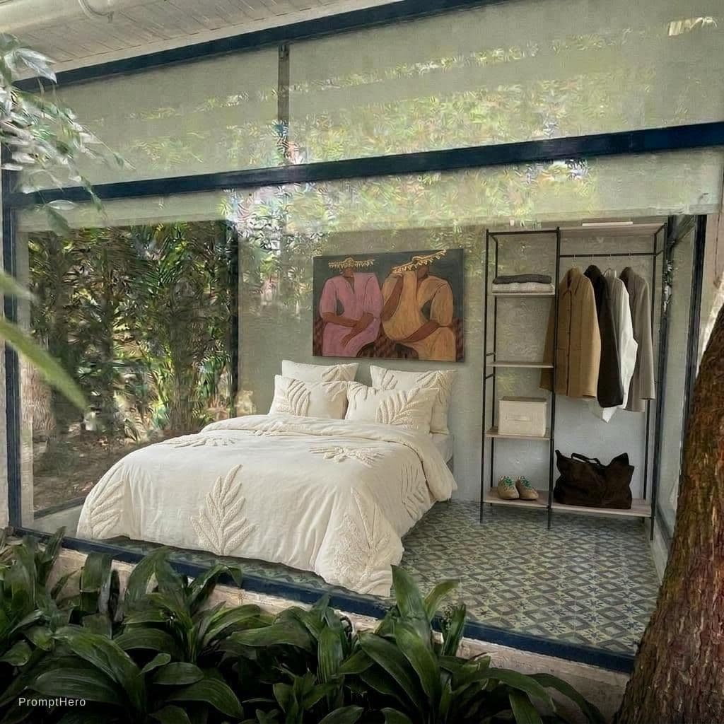 AI generated: change the bed sheets to this one