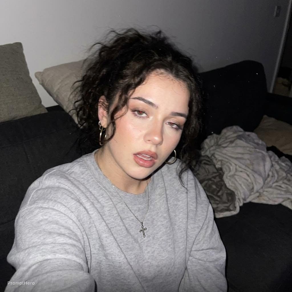AI generated: Using the uploaded reference photo, create a standard iPhone selfie with flash. There's no clear sub...