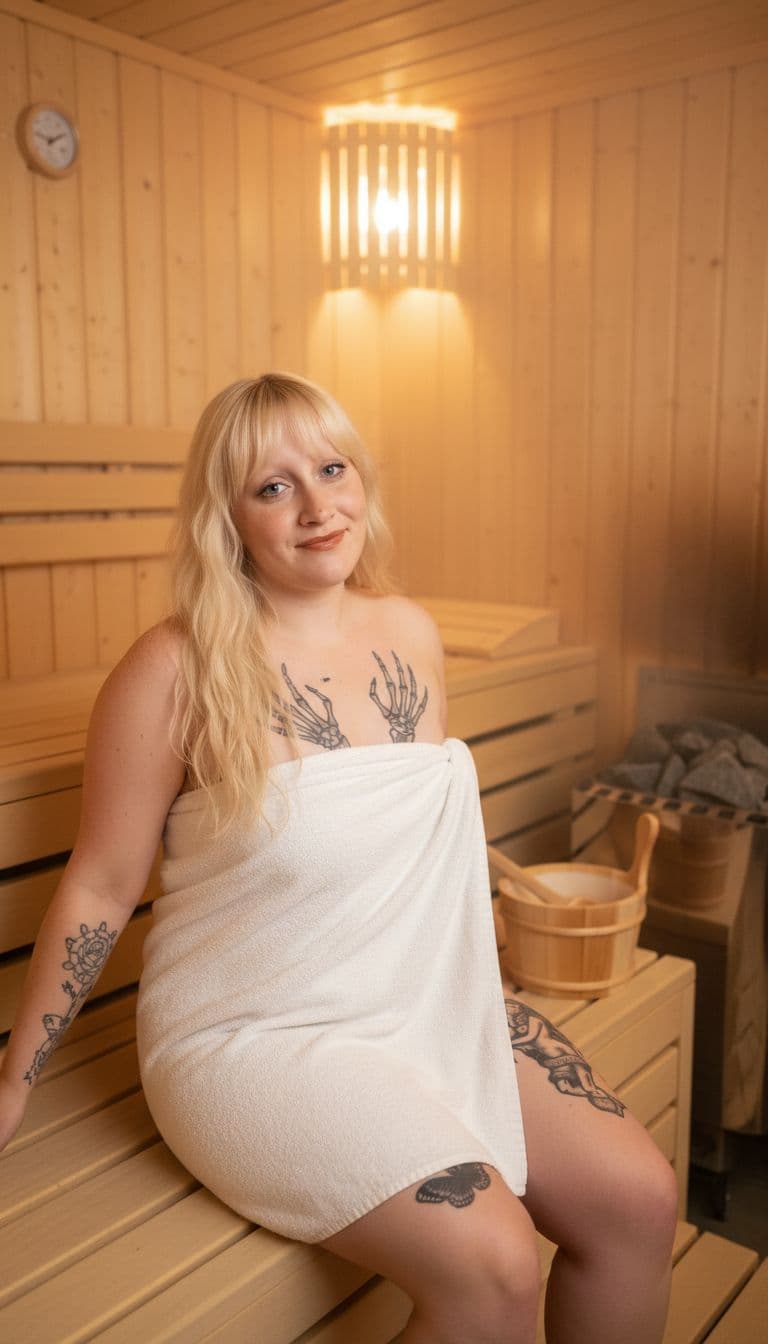 AI generated: sauna