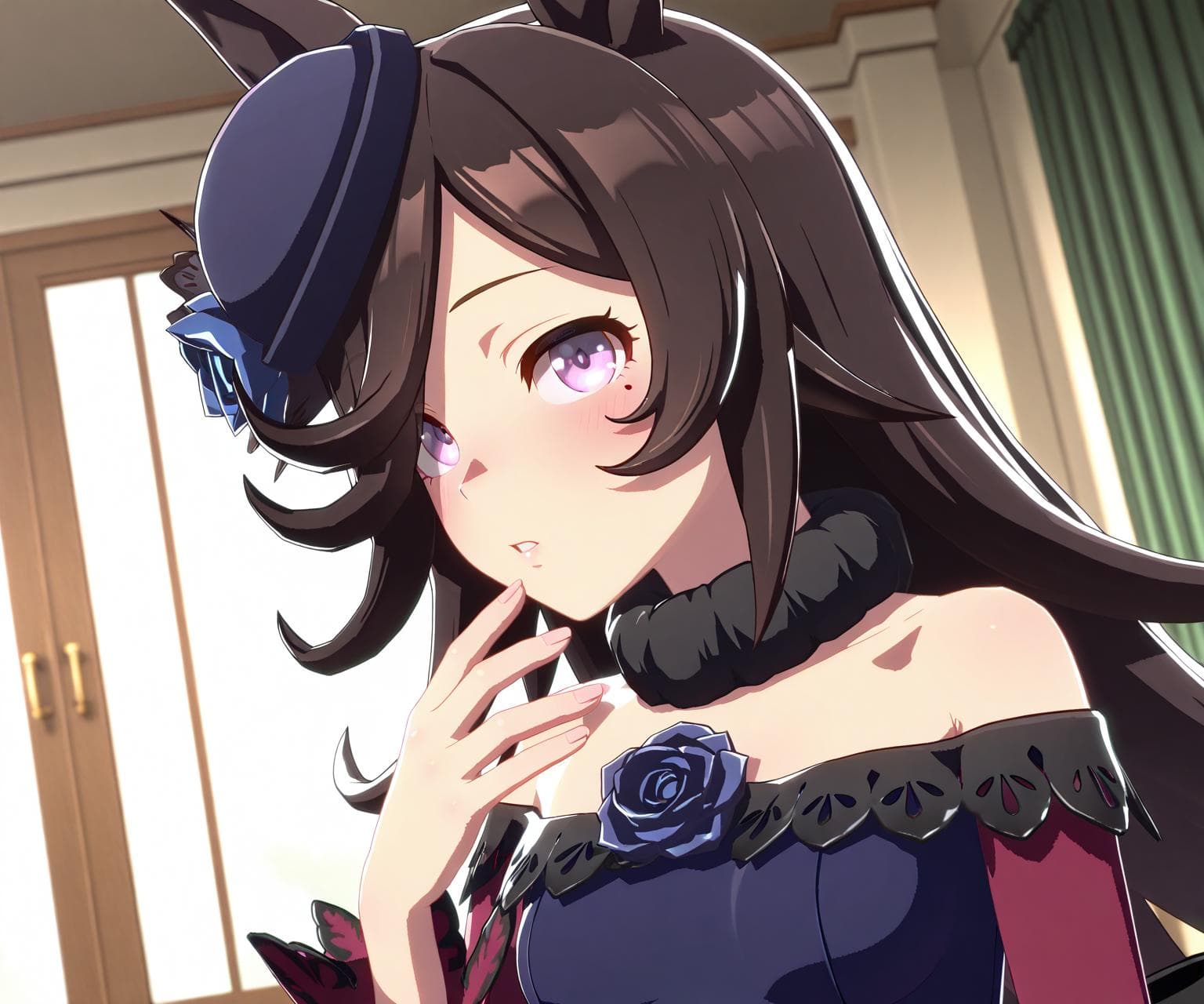 Rice Shower (Umamusume) in game style 3D ILL-v2