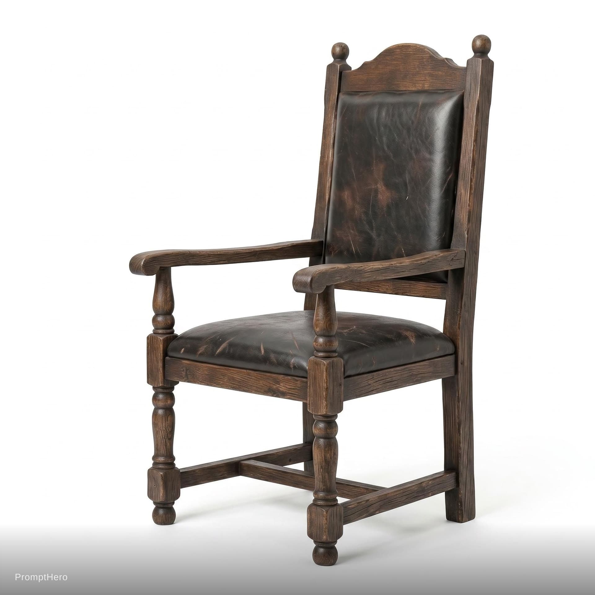 AI generated: i need this chair without the fence in 40 degree angle perspective.