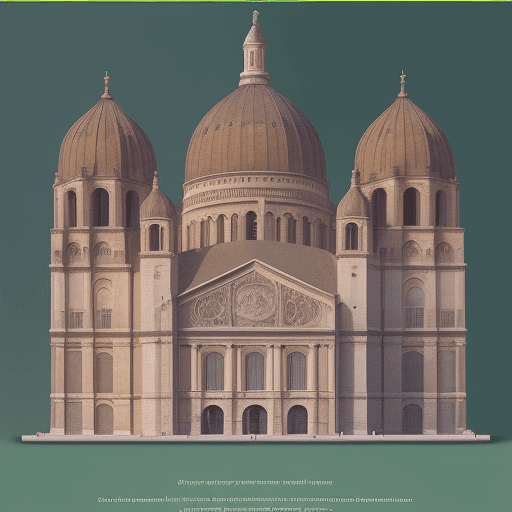 AI generated: A brochure footer of 800X150 pixel resolution 
Mix of 3 historical  monuments with blended edges