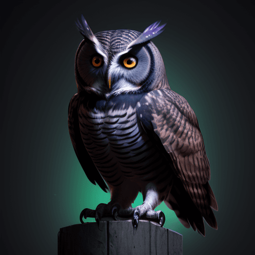 AI generated: vektor owl

