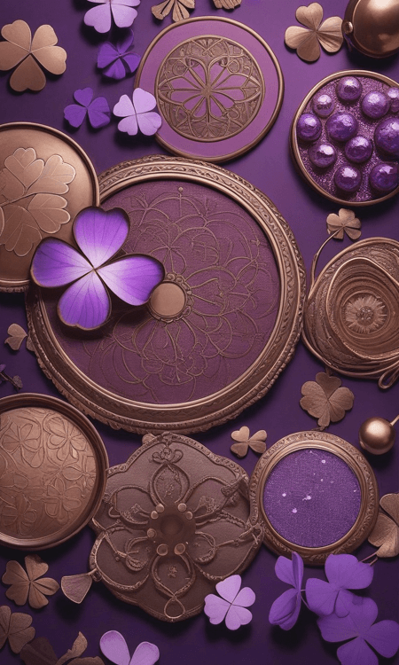 Purple & Bronze - Image 2