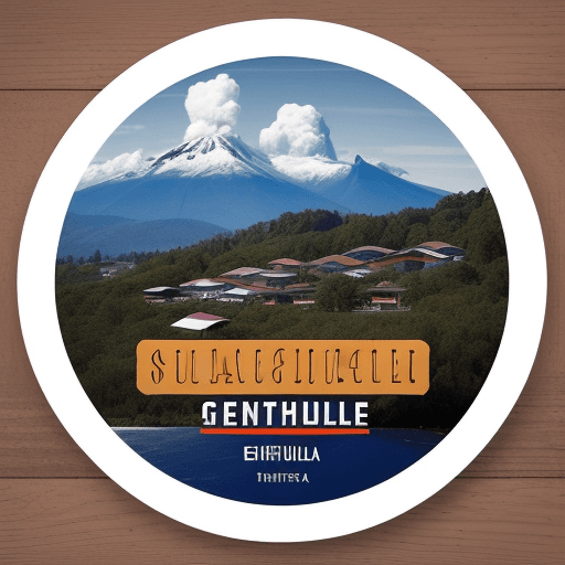 AI generated: Genera un logo distintivo para la plataforma de Instagram 'EnRuta SieteLagosChile', dedicada a ofrec...