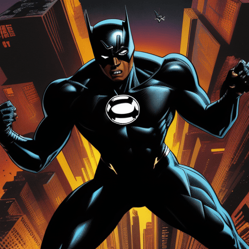 AI generated: comic book art, a black superhero, highly detailed, in the style of Frank Miller--ar 1:2 --stylize 7...