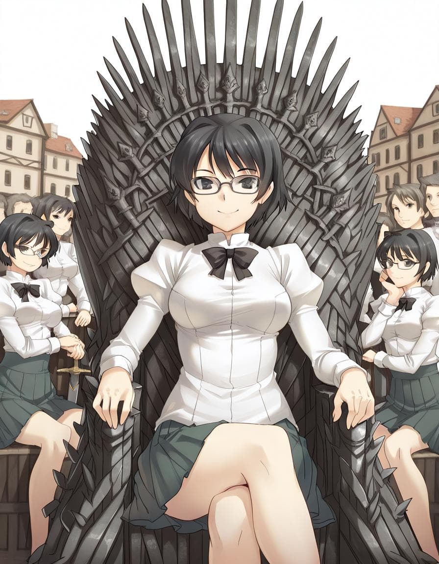 Shizune Hakamichi (羽加道 静音) - Disability Girls (Katawa Shoujo) (かたわ少女)