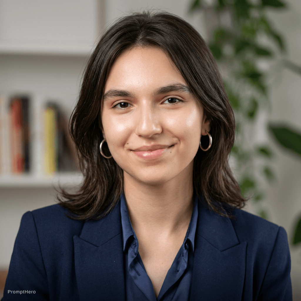 AI generated: natural glow up — clear skin, minimal makeup, soft natural light, relaxed confidence show me my pote...