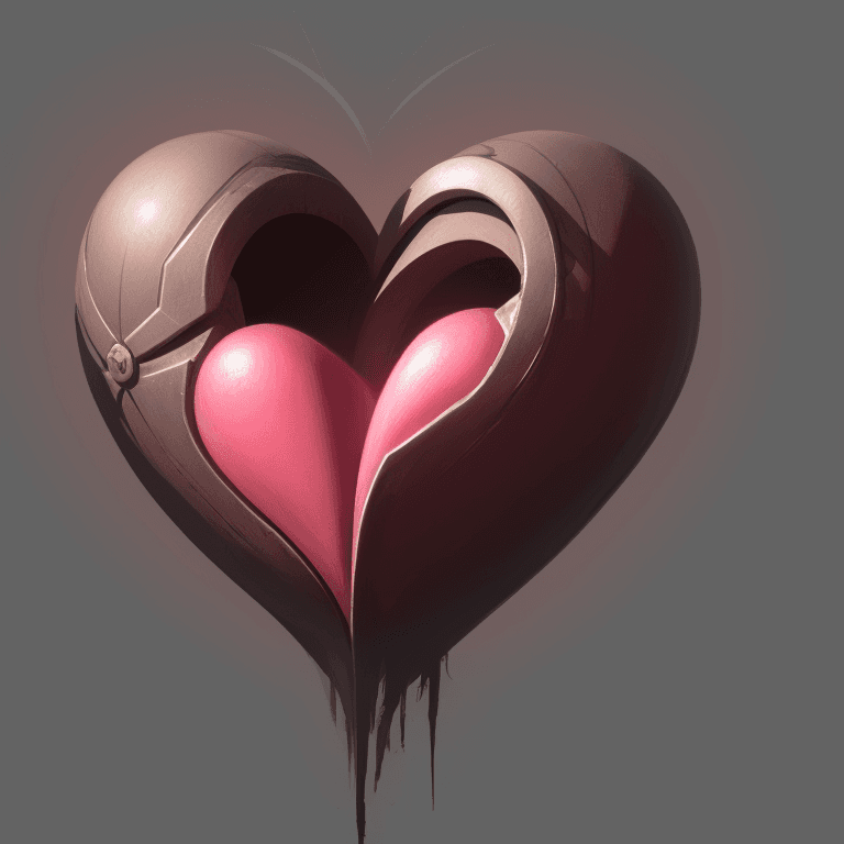 AI generated: heart, concept art