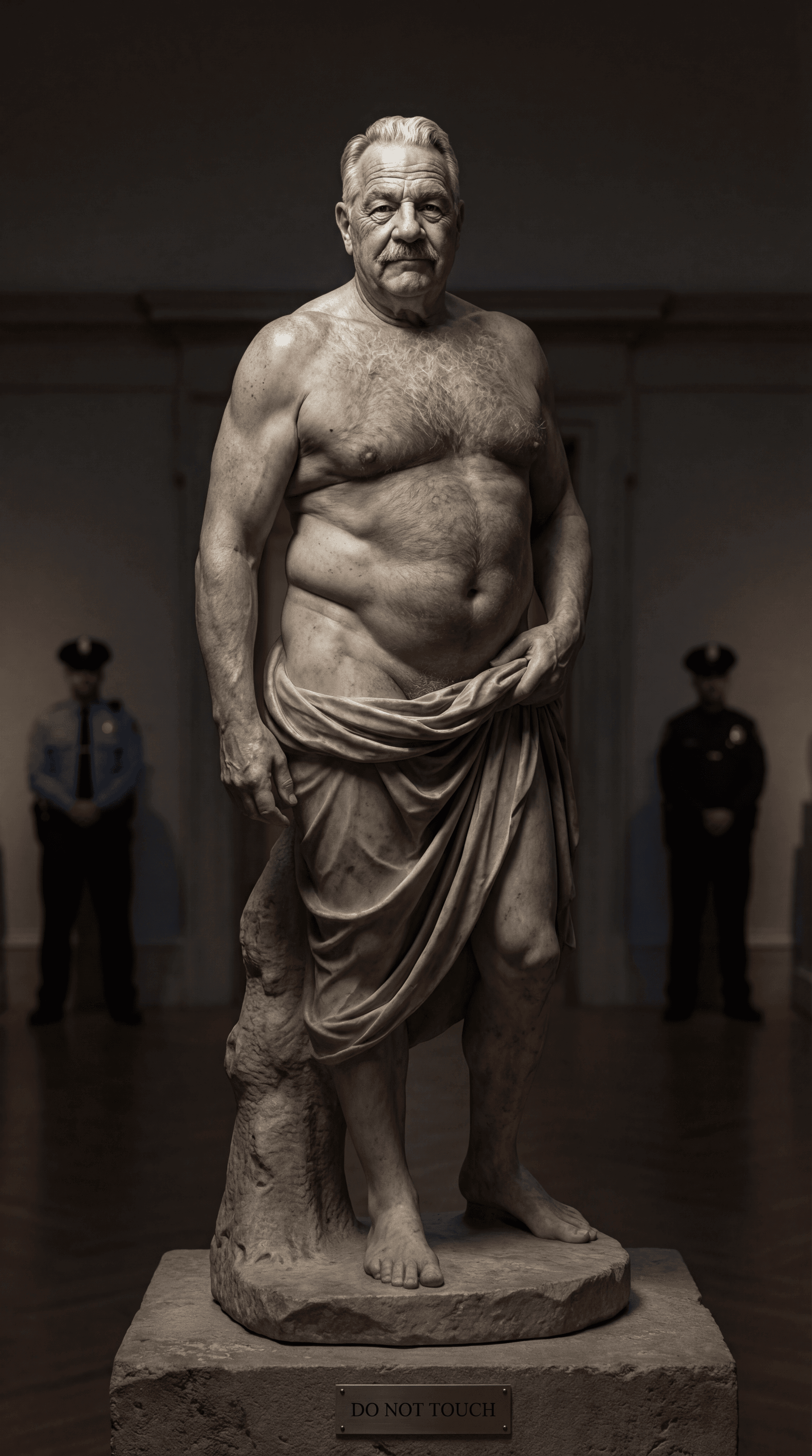 AI generated: ULTRA-REALISTIC FINE ART EDITORIAL PHOTOGRAPHY (vertical, 9:16).
High-end museum campaign aesthetic,...