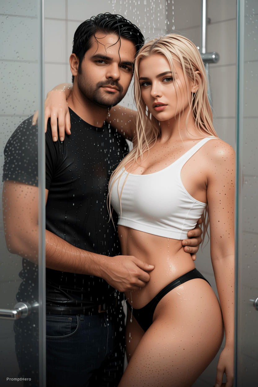 AI generated: score_9, score_8_up, score_7_up, score_6_up, score_5_up, score_4_up, realistic, 1girl,1guy, 18 years...