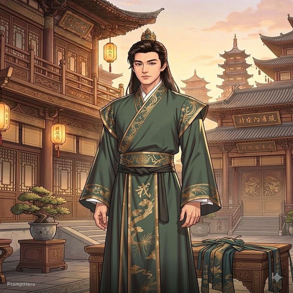 AI generated: ยืนจับควยตัวเอง