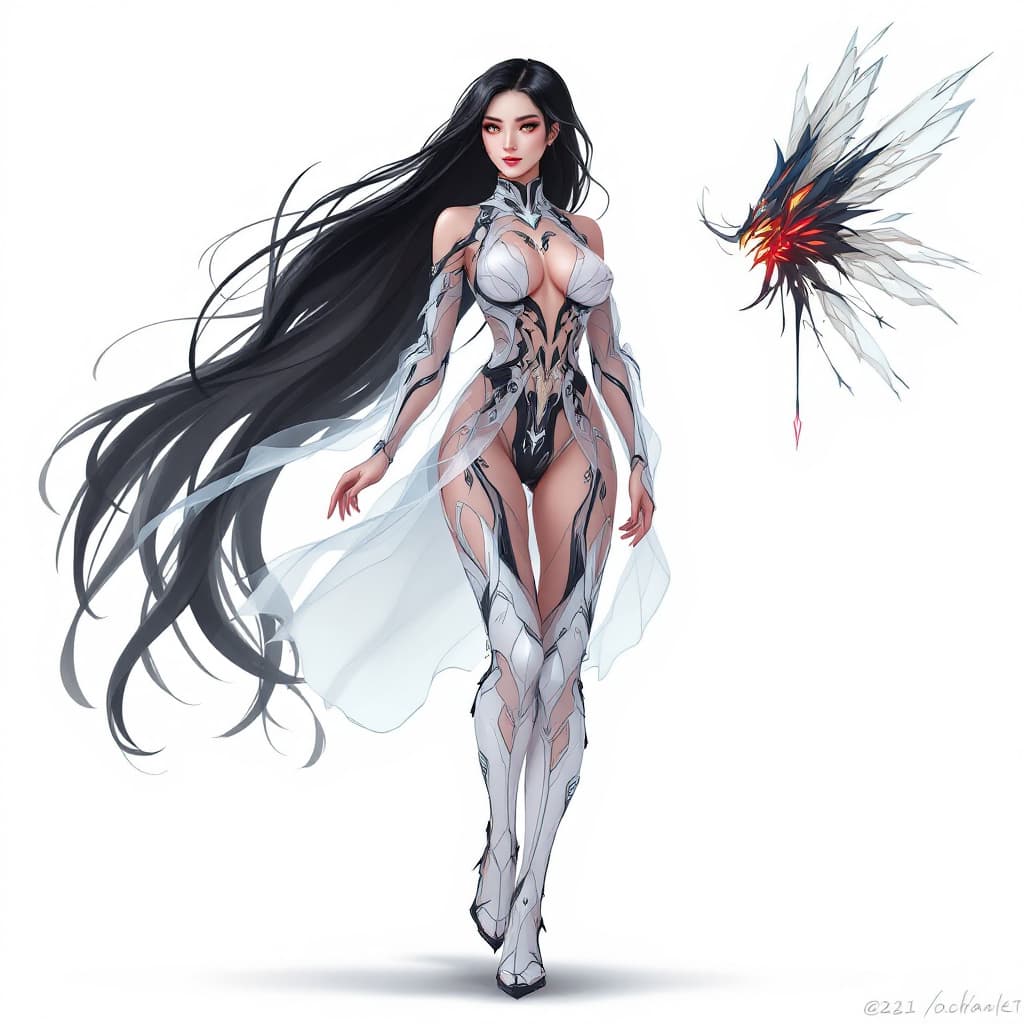 AI generated: While I can't create visual content, I can help you develop a character description that fits your v...