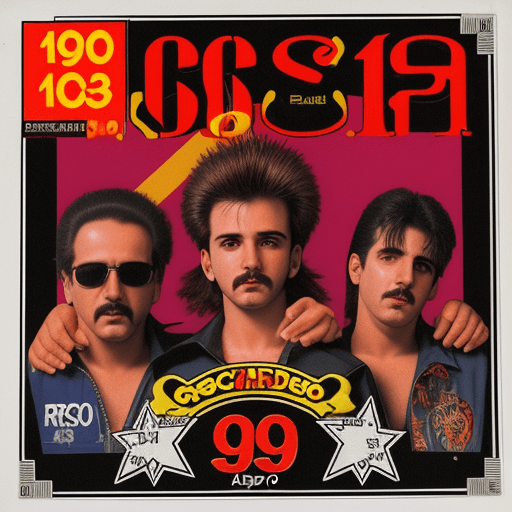 AI generated: Portada para disco en directo del año 1993 del grupo español de rock Asfalto