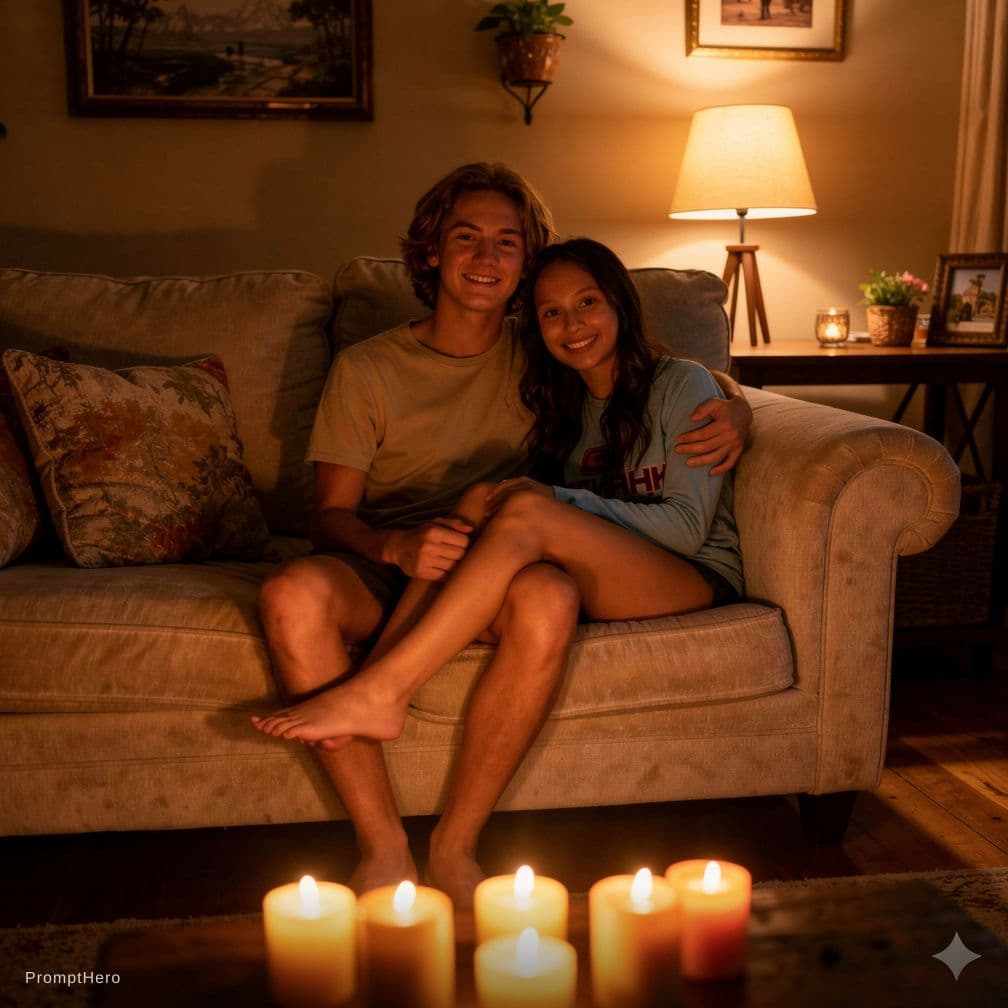 AI generated: Can you make them in a bed together 
