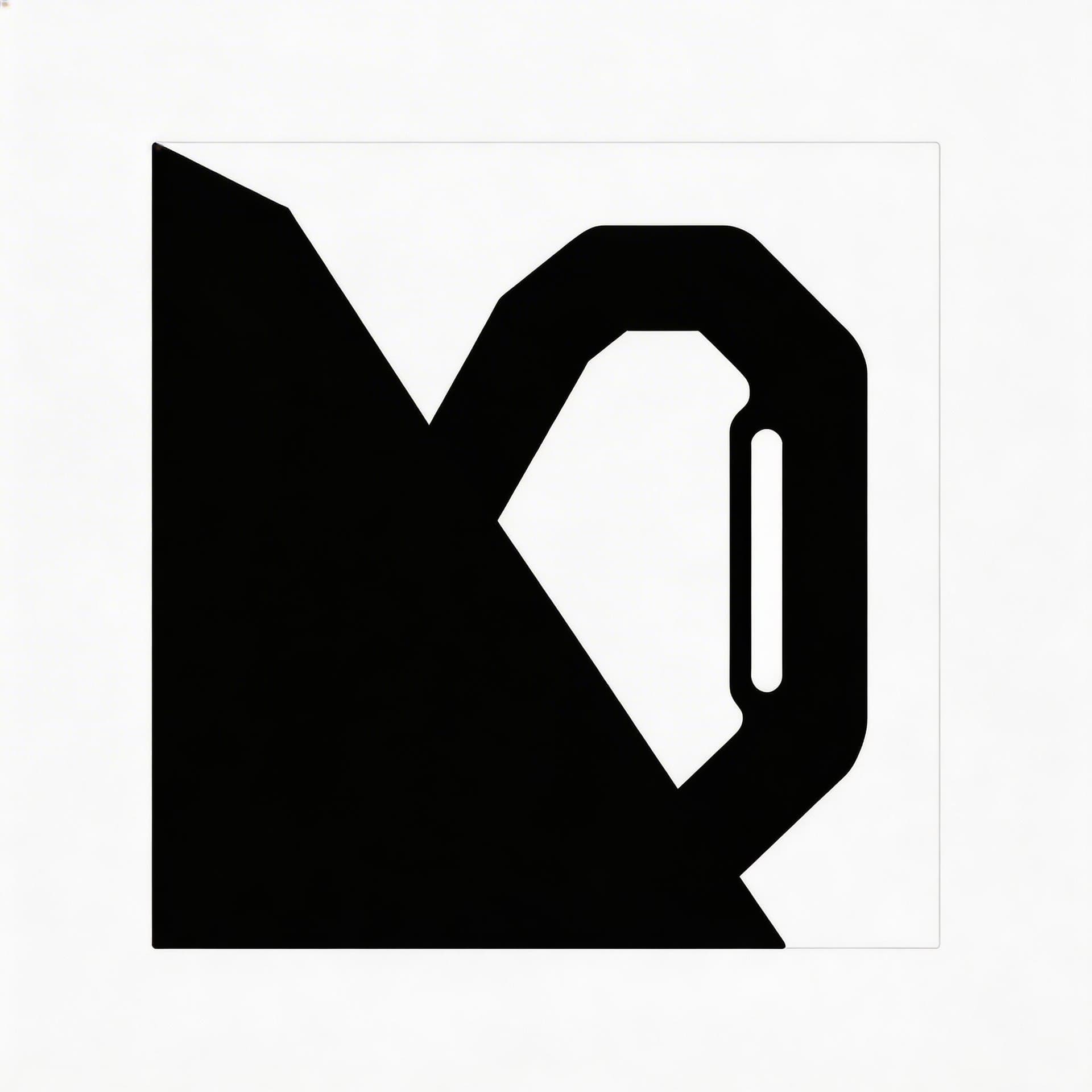 AI generated: Design an ultra-minimalist icon logo for a climbing guide brand called "crag.guide".

Focus: simple,...