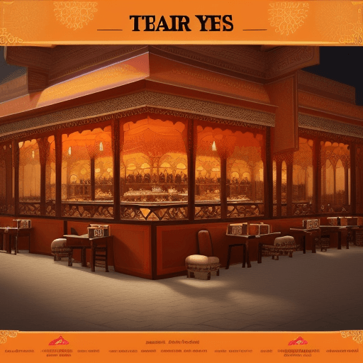 AI generated: Create a poster for Taj restaurant with new year sales offer --english --photographic --realistic  