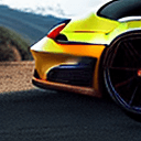 AI generated: create an image of a Porsche 911, off-road styling, very aggressiv 