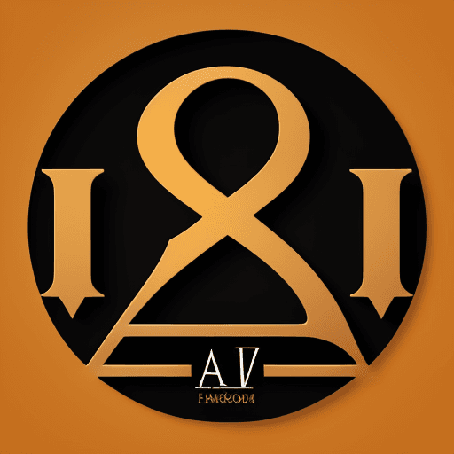 AI generated: Minimalist, elegant, and professional fashion logo design with black and gold letters "A" and "F" an...