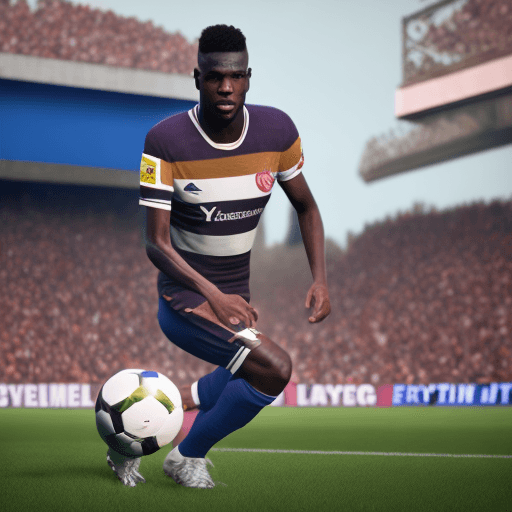 AI generated: Lamine Yamal football player,Photo of a ultra realistic  4k, hyper realistic, focused, extreme detai...