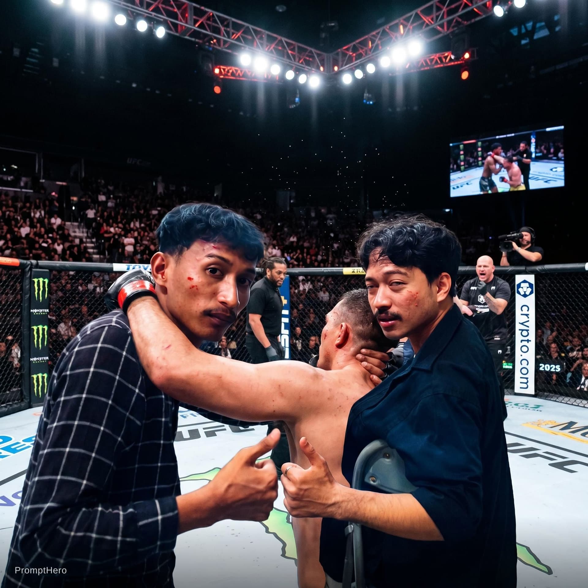 AI generated: UFC Fight